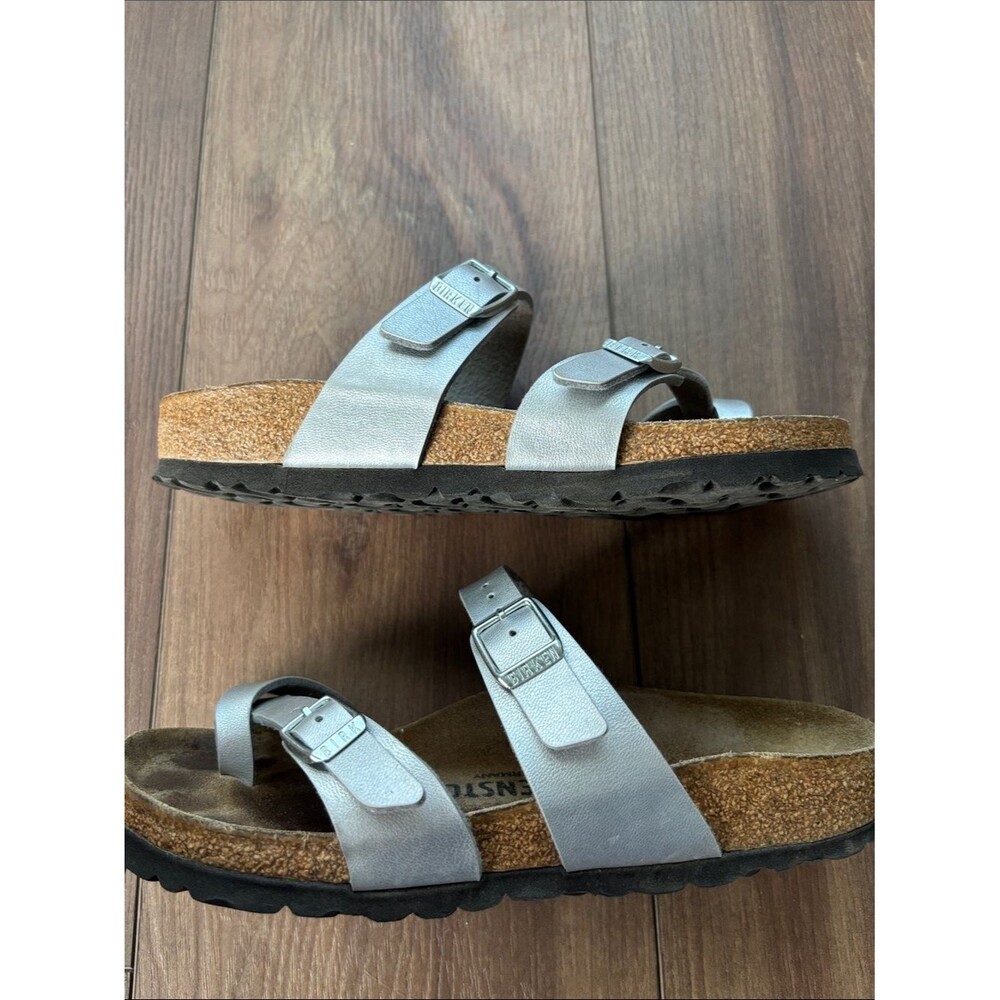 Birkenstock Mayari Silver Matte Boho Vegan Festival Y2K Bohemian sz36 - Picture 2 of 4